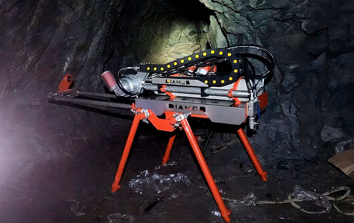 Perforadora diamantina Diamco en roca de alta resistencia