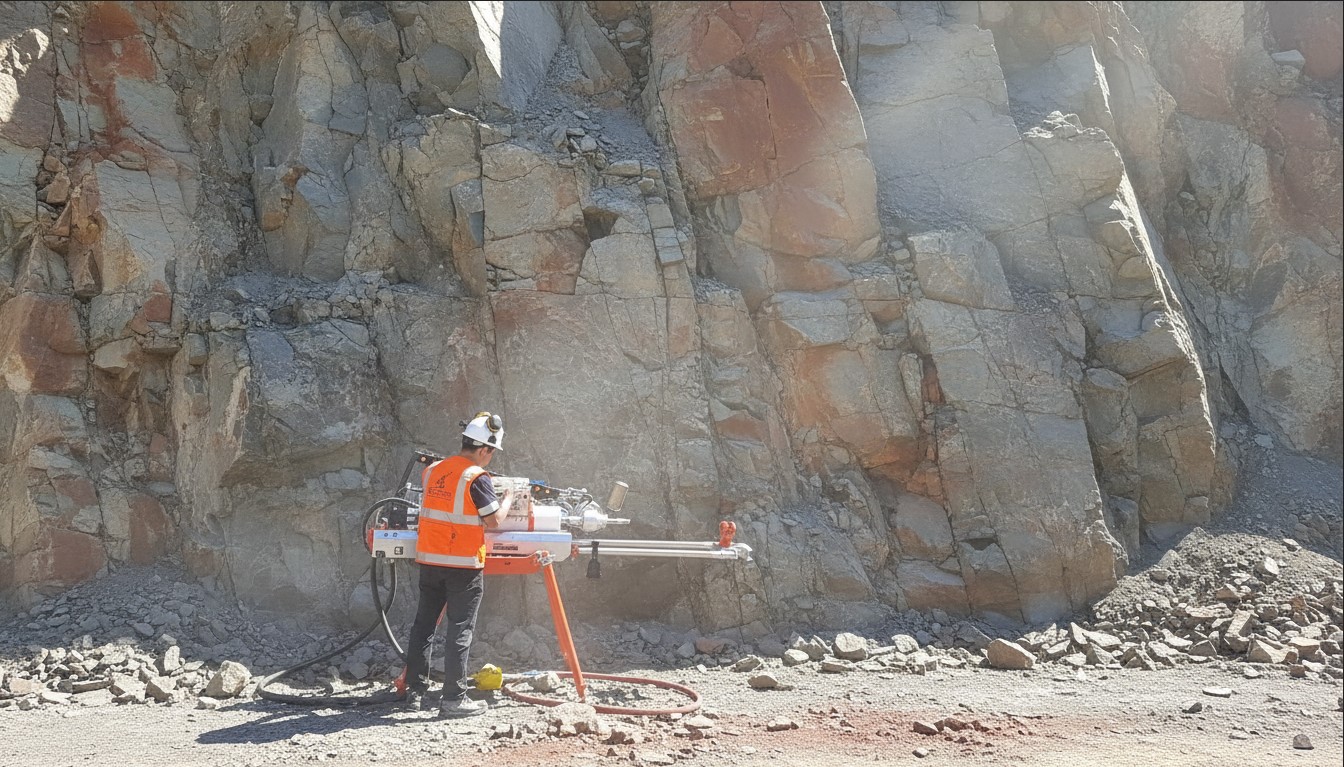 Perforadora M50 ULTRA en operación